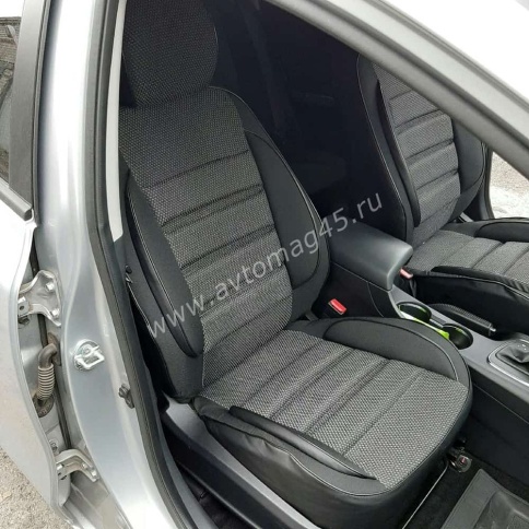 Авточехлы  Kia Ceed Киа Сид 2018-2022г жаккард серый Ижевск   фото 3