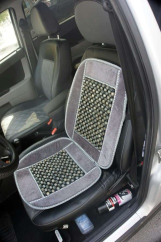 Autоvirazh  накидка на сиденье шариковый массажер серая    фото 2