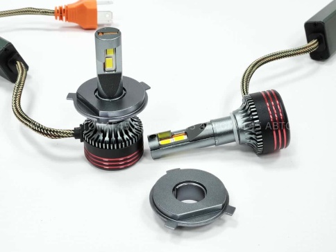 ZMB M8Pro лампы LED 2шт H4 12В 60W 5500K 4500Lm  с обманкой гарантия 3мес    фото 4