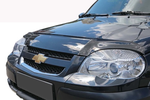 VAD дефлектор капота Нива Шевроле ВАЗ-2123 Chevrolet Niva 2009-2020г фото 5