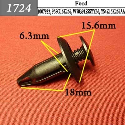 1724 Клипса пистон для Ford  фото 1