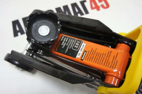 Автодело  домкрат 2т гидравлический подкатной высота 135-290мм    фото 4