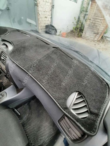 Накидка на панель Hyundai Accent Хендай Акцент Тагаз 1999-2012г карпет  фото 3