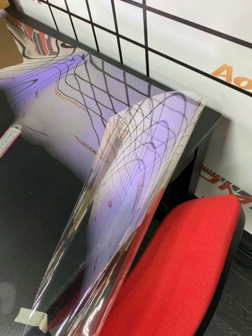 AURORA  хамелеон тонировочная пленка 85% 1м х 1м от 0,5м   фото 4