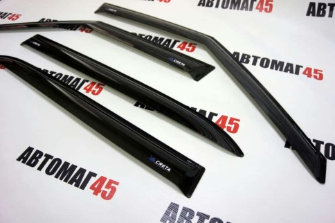 VAD  дефлекторы окон Hyundai Creta 2 Хендай Крета 2 2020-2022г комплект 4шт    фото 5