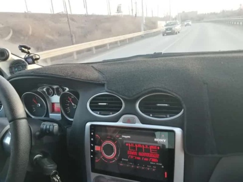 Накидка на панель Ford Focus 2 Форд Фокус 2 карпет Maximal фото 2