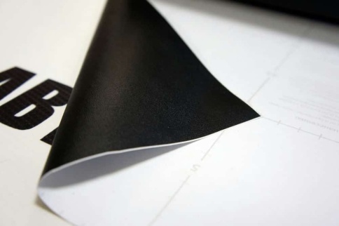 KSF  Автовинил черный супер матовый с шагренью 1м х 1,5м    фото 3