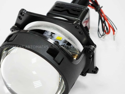 GTR HL-5 светодиодные Би-Led линзы 3.0" 12V 50W 5500K 4200Lm 1 чип гарантия 12 месяцев  фото 5