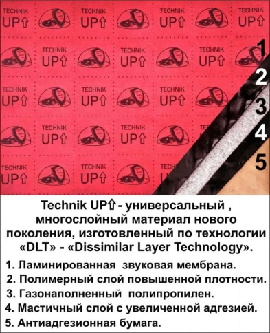 Technik Up  многослойный материал толщина 6мм 500х700мм     фото 1