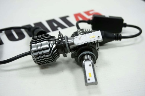 EVO Q5 чип CSP LED 2шт HB3 9005 12В 20W 4300К 3000Lm с обманкой гарантия 5мес    фото 6