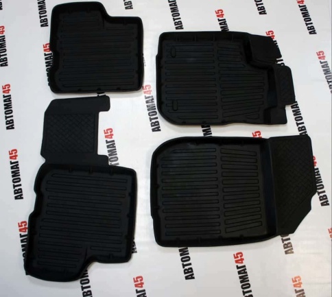 Коврики в салон Renault Logan с 15г/Stepway c 2014г Renault Sandero/Stepway с 2015г компл 4шт  фото 3