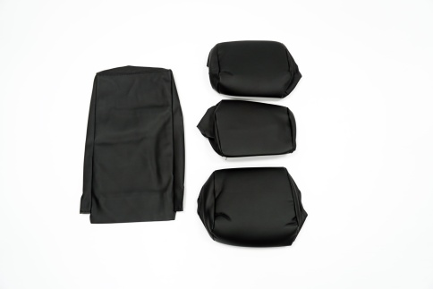 Авточехлы  Haval Хавал F7 1пок 2018-2024г F7X 2019г-2024г экокожа черный серый ромб Динас   фото 3