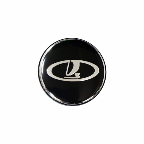 Колпачок ступицы Lada 56/62мм КИК черный (221243) фото 4