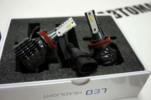 EVO Q5 чип CSP LED 2шт H11 12В 20W 4300К 3000Lm с обманкой гарантия 5мес    фото 3