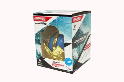 Skyway  ароматизатор на панель жидкий с дозатором Корона океанский бриз   фото 2