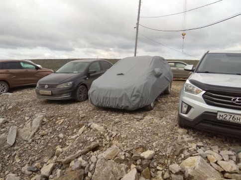 PSV  автомобильный тент всесезонный модель 13М без молнии 4,3-4,5х1,65х1,16м   фото 4