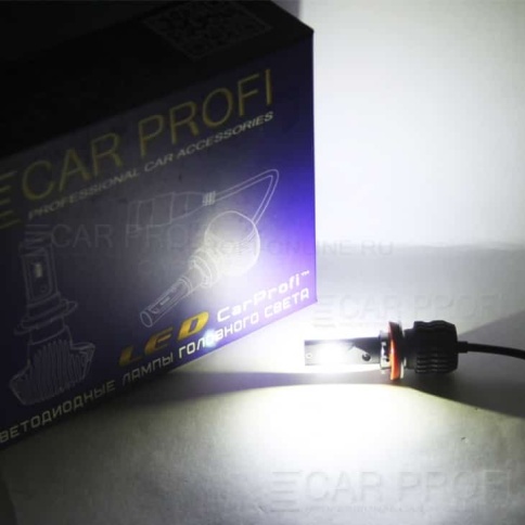 Carprofi S30  лампы LED 2шт H11 12В 30W 5500K 4000Lm гарантия 6мес    фото 6