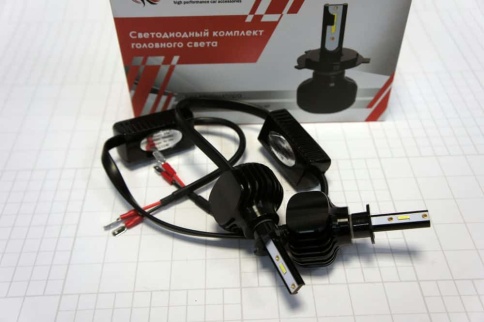 L5 чип СОВ  H3 12В 30W 6000К 3000Lm с обманкой 2шт гарантия 2мес АКЦИЯ!   фото 1