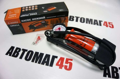 Lavita  насос ножной 6Атм 240 см куб    фото 5