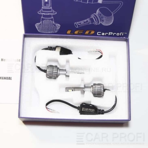 Carprofi S30  лампы LED 2шт H1 12В 30W 5500K 4000Lm гарантия 6мес    фото 5