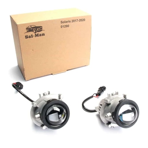 SALMAN  Фары п/туманные Kia Rio 4 Hyundai Solaris 2 LED 60W 4800LM 6000K 2шт гарантия 6 мес  фото 1