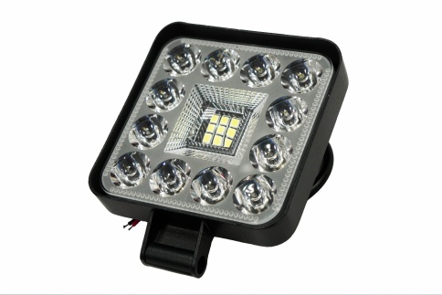 Ruzoom UZ-003  фара светодиодная 6000К 800Lm 12V  квадратная 18Вт дальний свет 1шт гарантия 1 мес фото 2