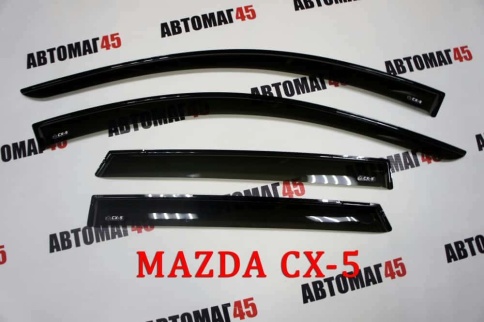 VAD  дефлекторы окон Mazda Мазда CX-5 2017-2022г 2 поколение комплект 4шт    фото 1