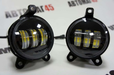 SALMAN  2 реж. 3000 6000К Фары п/туманные Приора Газель Нива Шевроле LED 50W 4800Lm 2шт гарант 6 мес фото 6