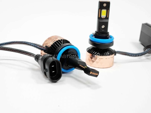 Ruzoom V80 LED 2шт H11 10-16В 90W 6000K 9000Lm с обманкой гарантия 6мес    фото 4