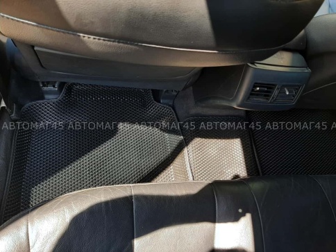 BORATEX  коврики в салон 3D EVA ЭВА Toyota Camry V40 06-11г V50 V55 11-18г черные рис ромб компл 5шт фото 4