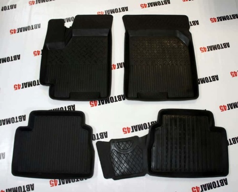 Коврики  в салон Chevrolet Aveo 2007-2012г Ravon Nexia R3 комплект 4шт    фото 4