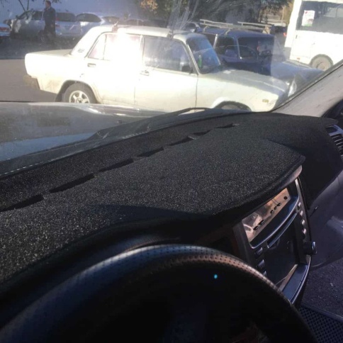 Накидка на панель Toyota Land Cruisеr LC Тойота Ленд Крузер J100 1998-2007г карпет  фото 2