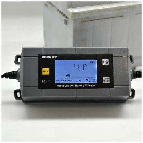 Berkut BCA-4 З/У для АКБ до 80а/ч с диагностической функцией Автомат гарант 1год фото 4