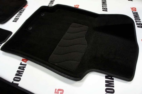 Seintex  коврики в салон 3D ворс Kia Rio с 2017г Hyundai Solais с 2017г комплект черный 5шт   фото 9