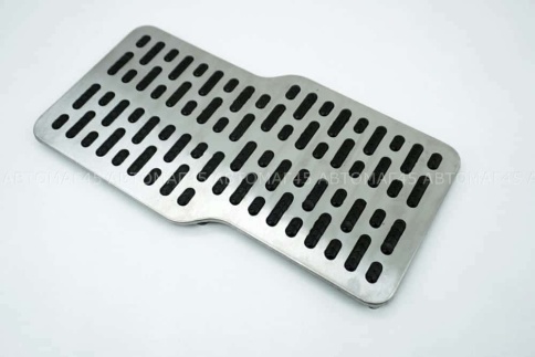 Подпятник для ковриков металлический изогнутный   фото 1