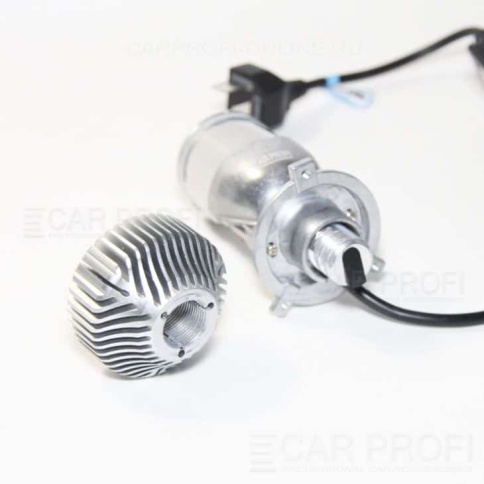 Carprofi светодиодные лампы LED линза модуль 2шт G1 1.4" H4 12В 30W 5100K 5500Lm гар 6мес фото 6