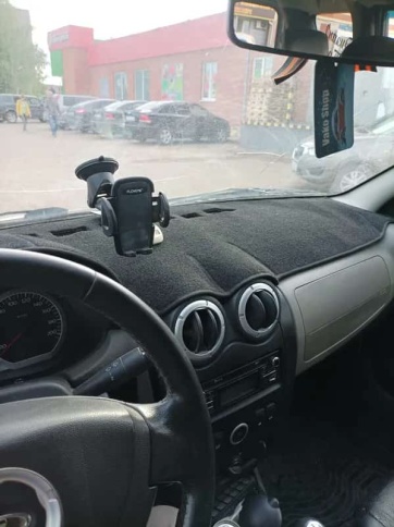 Накидка на панель Largus Ларгус 12-19г Logan Логан до 13г Sandero Stepway Степвей до 15г карпет фото 4