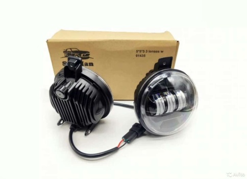 SALMAN  2 реж. 3000 6000K Фары п/туманные Chevrolet Cruze LED 50W 4800LM 2шт гаран. 6 мес фото 3