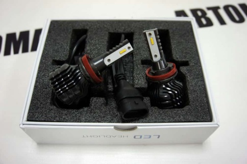 EVO Q5 чип CSP LED 2шт H11 12В 20W 4300К 3000Lm с обманкой гарантия 5мес    фото 1