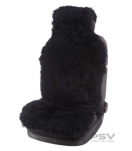 PSV Jolly Extra Накидки на сиденье длинный ворс черный 140x50 комплект 5шт    фото 2