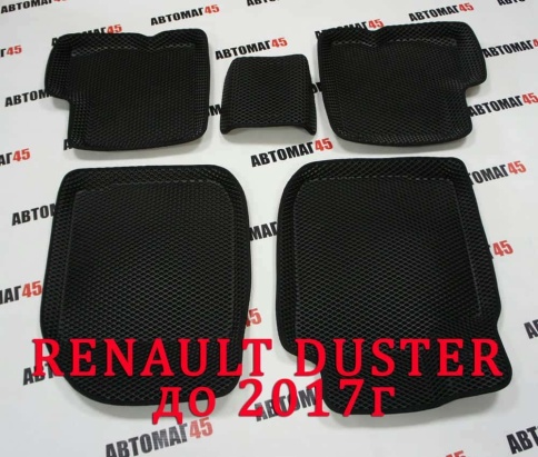 BORATEX  коврики в салон 3D EVA ЭВА Renault Duster 2010-2015г Nissan Terrano 2014-2022г комплект 5шт фото 1