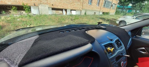 Накидка на панель Лада Гранта Lada Granta FL 2018-2025г карпет фото 4