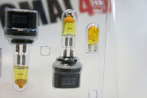 SVS  лампа 880 H27/1 Yellow 12V 55W 3000K 2шт    фото 4