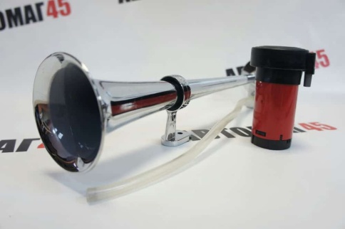 ISKRA  сигнал звуковой пневматический труба с компрессором 12В    фото 3