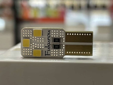 Fukurou лампа светодиодная суперяркие T10 W5W 12V 5000K 250LM 2шт    фото 5