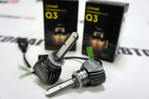 Allroad Q3  светодиодные лампы LED 2шт H27 12В 20W 6000K 3600Lm гарантия 5мес    фото 1
