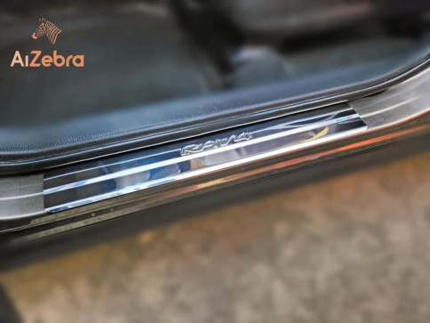 LIDER  Накладки на пороги  Toyota RAV4 XA40 Тойота Рав4 ХА40 2013-2019г 4 шт нержавейка    фото 6