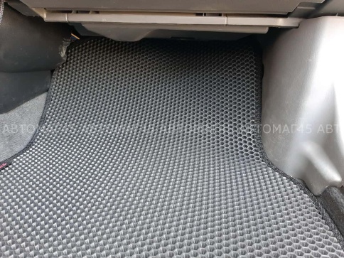 EVA ЭВА  коврики в салон Nissan Almera Classic 2006-2013г черные рисунок ромб/соты комплект 5шт    фото 3