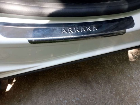 LIDER  Накладки на пороги  Renault Arkana Рено Аркана 2018-2022г 4 шт нержавейка Prime    фото 3