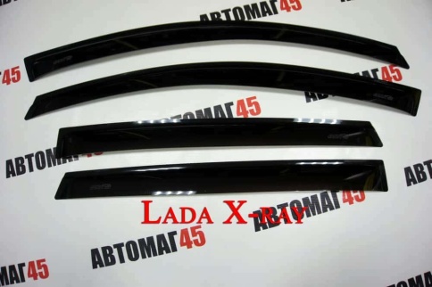 ANVair  дефлекторы окон Лада X-RAY Х-рей 2015-2022г комплект 4шт    фото 2